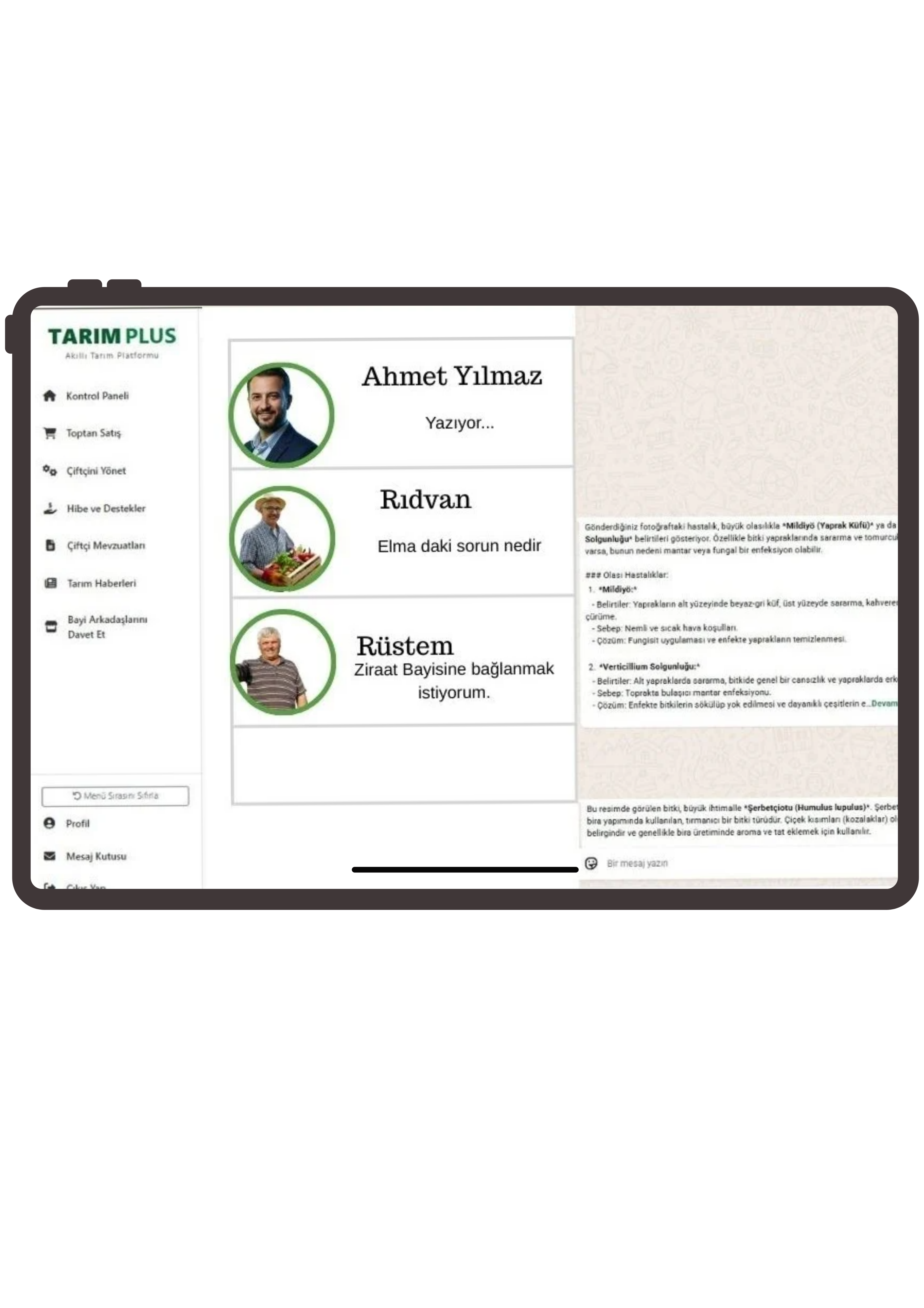 Bayi ve Çiftçi Panelleri